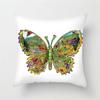 Butterfly Cushion Cover Sofa Chair Animal Flower Pillow Cover Home Decor Painted Pillow Cover