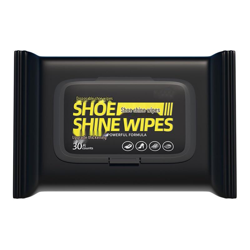 Shoe Cleaning Quick-Dry Wipes - Stain & Yellowing Removal, No-Rinse, Disposable for White Shoes