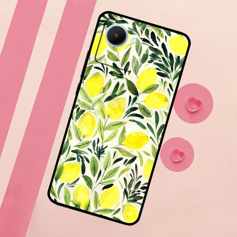 Lemon Fruit For Realme 15 Pro 10 11 12 13 14 Pro Plus GT7 C67 C65 C63 C61 C55 C53 C51 C35 C71 C75 Case