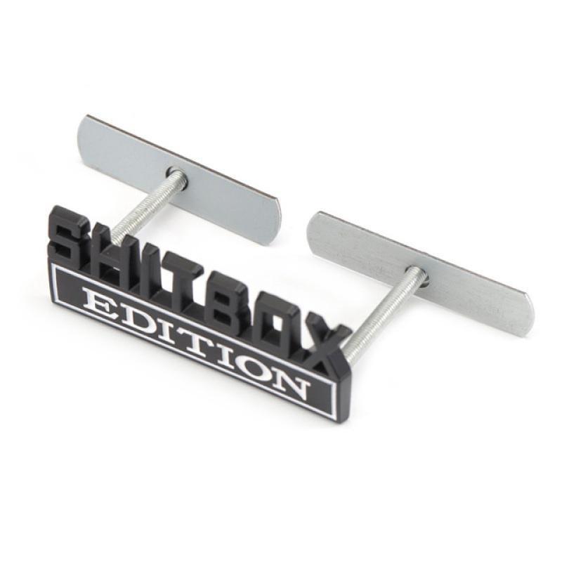 Autoaufkleber Metall SHITBOX Edition Plakette Emblem Kühlergrill für Ford F150 F250 F350