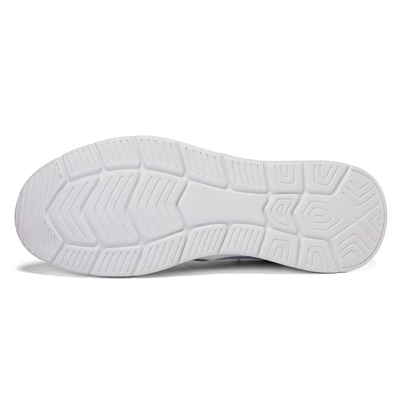 Summer Men's Comfortable Slip-On Sports Shoes Pure Color Breathable Mesh Lightweight Thick Casual Shoes Easy Wear Sneakers