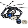 Constellation Luminous Multi-layer Genuine Leather Couple Bracelet