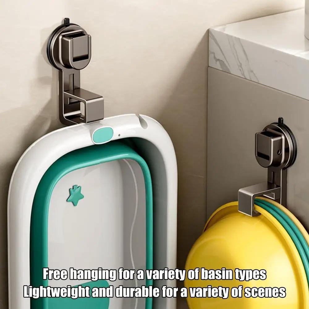 

Suction Cup Washbasin Hook ABS Wall Mounted High Quality Bathtub Hooks Bathroom