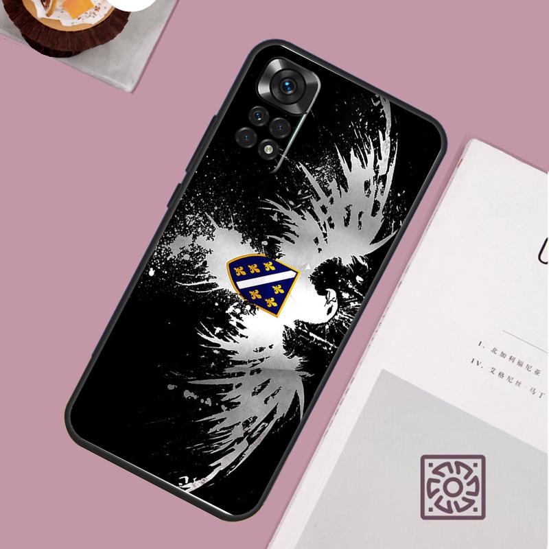 Bosnia and Herzegovina Flag Phone Case For Redmi Note 13 Pro 12 11 10 9 8 Pro 9S 10S 11S 12S 10A 9C 10C 12C 13C Cover