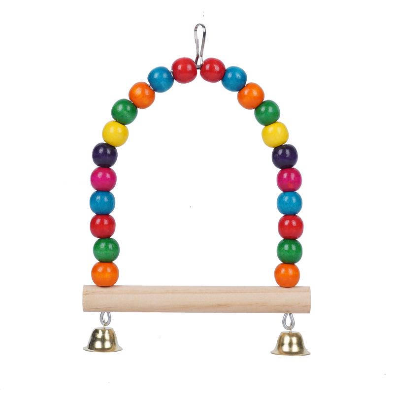 Parrot Cage Accessories: Swing, Cloud Ladder, Bird Nest, Decompression Toys for Cockatiel, Budgie, Parakeet, and Small Birds