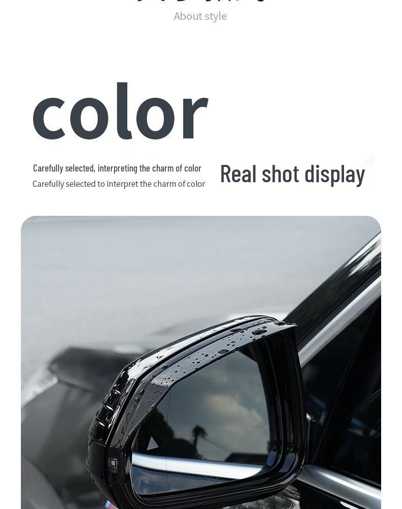 Suitable for BMW X1 X2 X3 X4 X5 7 Series Rearview Mirror Rain Shield Guard Eyebrow Frame for 3 and 5 Series Models