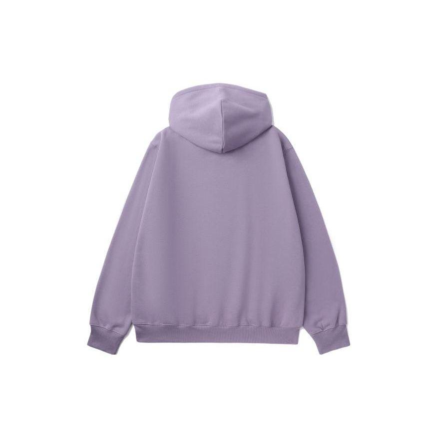 Carhartt WIP Hooded Letter Embroidered Sweatshirt Unisex sweatshirt Rose-Purple CHXSWF23I547L