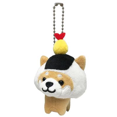 [LamPlanning] [Series-4] Traveling Mameshiba Keychain Mascot Ball Chain Bag Charm Cute Fluffy Shiba Inu Mameshiba Soothing (Tenmusu)