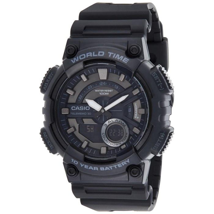 CASIO AEQ-110W-1A Analog-Digital Sport Watch - Black