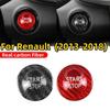 Real Carbon Fiber Engine Start Stop Button Cover Sticker for Renault Megane 3 2 Clio 4 Car Captur 2013-2018