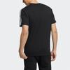 Adidas Neo Striped Sports Crew Neck T-Shirt Men Tops Black HA2255