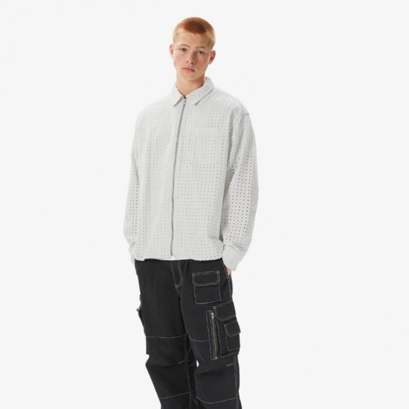 ThIs Is Never That dIstincted Denim Shirt Off White