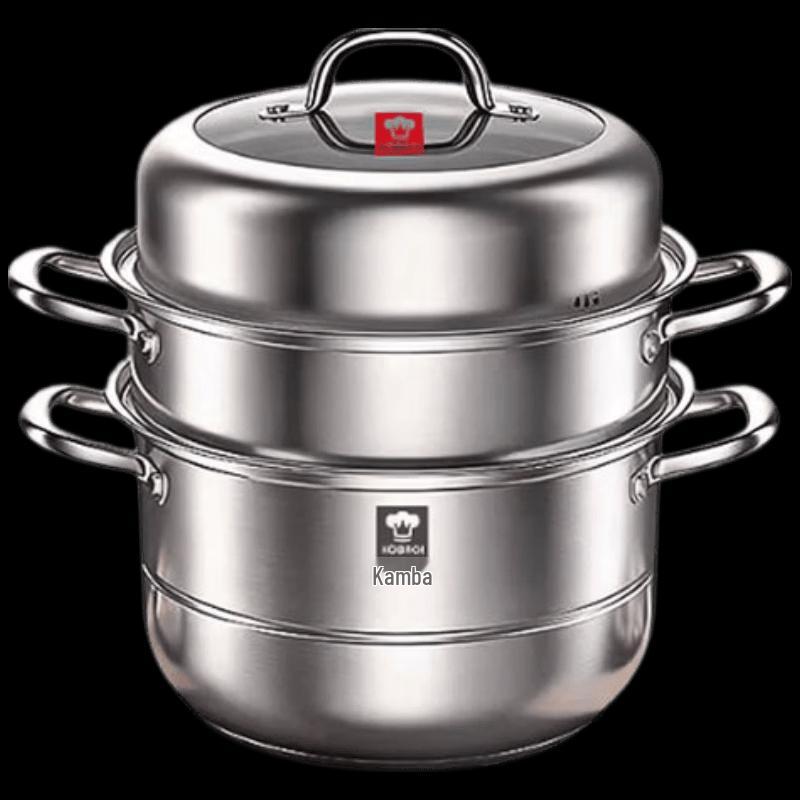 

KOBACH 32cm 3-Layer 304 Stainless Steel Steamer Pot