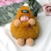 Fashion Beauty For Lady Lovely Girl Bag Pendant Plush Doll Car Key Chain Pendant