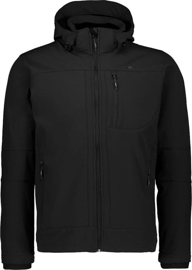 Куртка CMP мужская софтшелл с отстегивающимся капюшоном (3A01787N) nero