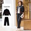 Women's Casual Sportswear Set with Cardigan