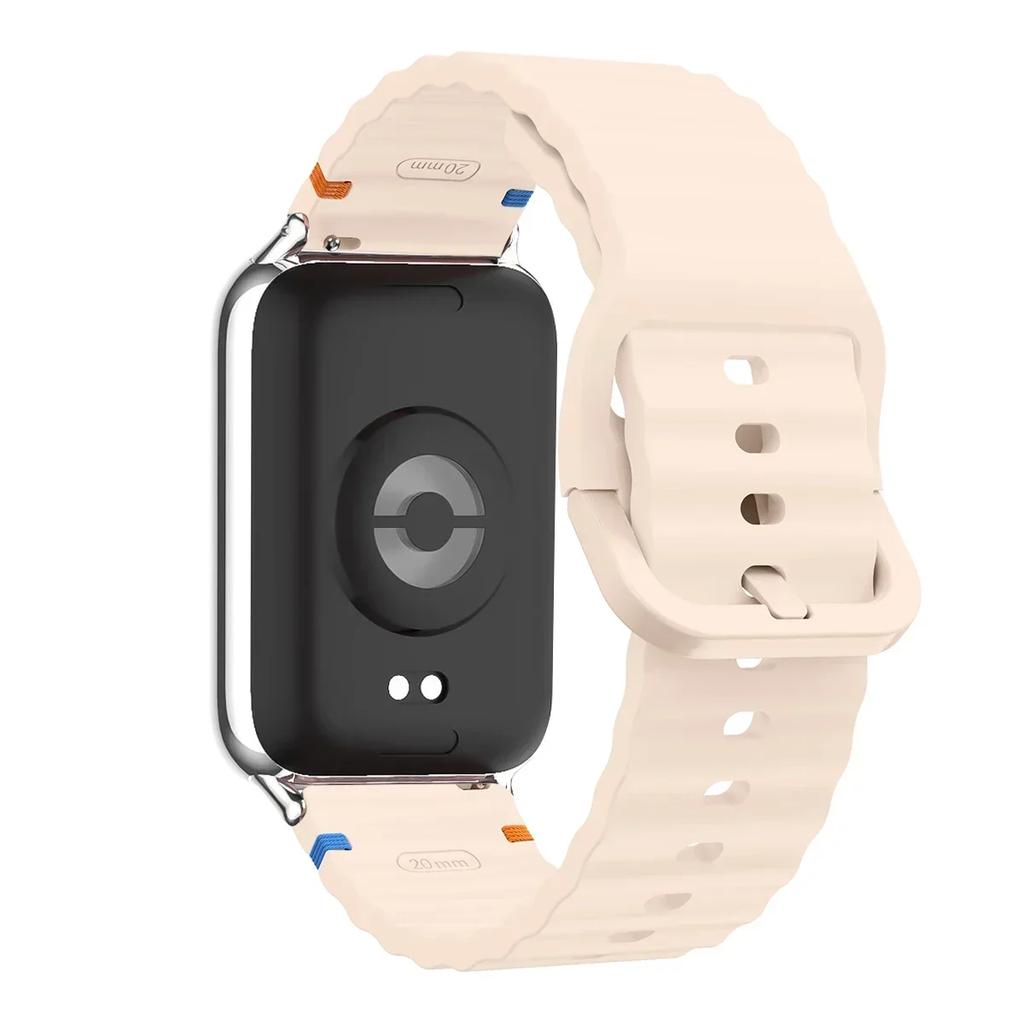 Silikonarmband für Redmi Watch 5/4 Armband Ersatz Atmungsaktives Handgelenk Sportband Correa für Mi Band 9/8pro Weiches Armband