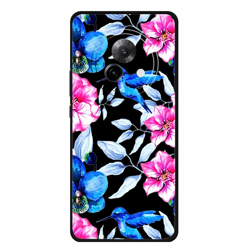 Black Silicone Case For Meizu Lucky 08 Case Luxury Protective Soft Phone Back Cover For Meizu Lucky 08 Case 6.78" Cartoon Shell