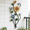 2D Wall Decoration Plate Country Style Flower Garden Decoration Decoration Crafts  Home