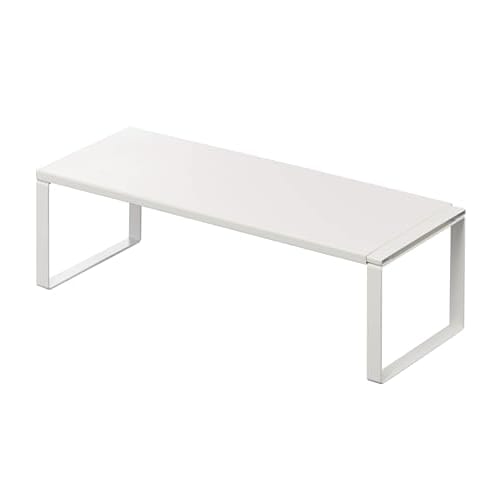 Yamazaki Extendable Washing Machine Drain Rack, White, Approx. W38.5~64cm X D15cm X H12cm, Plate, Waterproof Pan, Storage Rack, Drain Cover, 4969