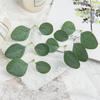 50/100Pcs Silk Artificial Plants Eucalyptus Rose Leaf Outdoor Garden UV Protection Wedding Diy Gift Box Festival Decoration Home
