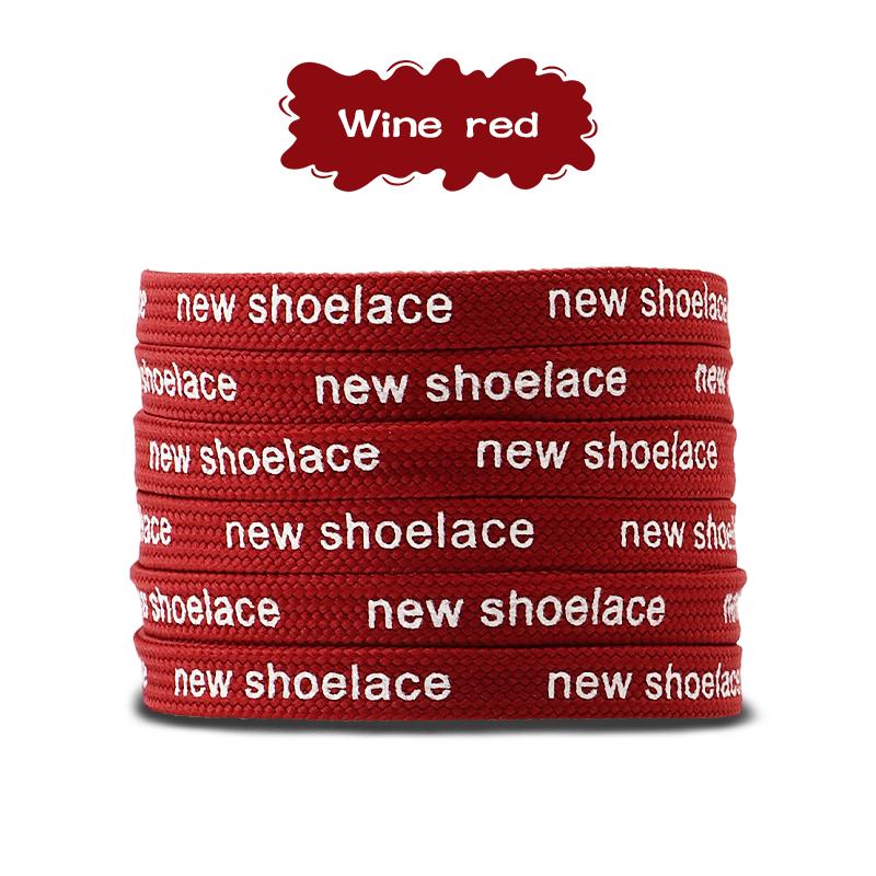 Stylish Reversible Letter-Printed Shoelaces High-Quality Shoelace for Sneakers and Canvas Shoes 100/120/140/160cm 1Pair