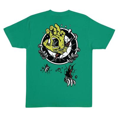 Maglietta Santa Cruz Skateboards Roskopp Target Urlante Verde Kelly