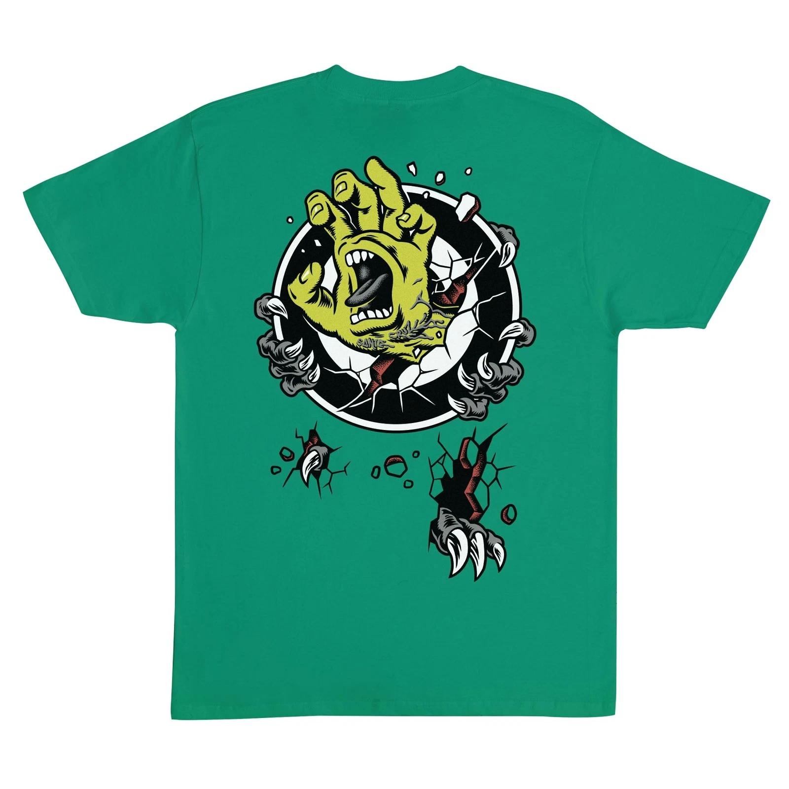 Футболка Santa Cruz Skateboards Roskopp Screaming Target Цвет: Ярко-зеленый M