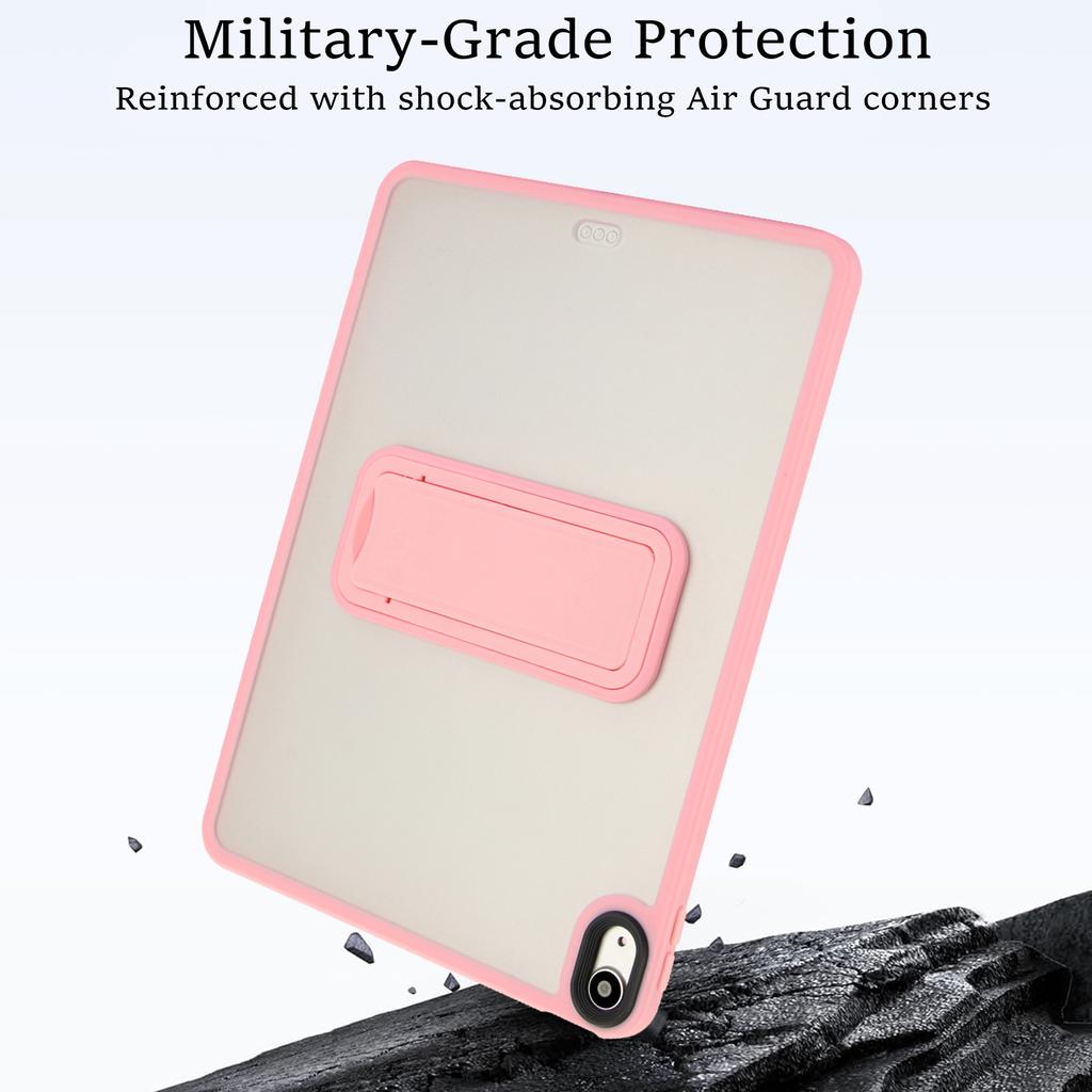 For iPad Air 13 (2025)/(2024) Case with Kickstand TPU+PC Skin-Touch Tablet Cover