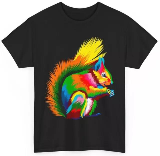 Squirrel Shirt Animals Rodents Lovers Squirrel Colorful Women Men Tshirt Unisex T-Shirt XXL