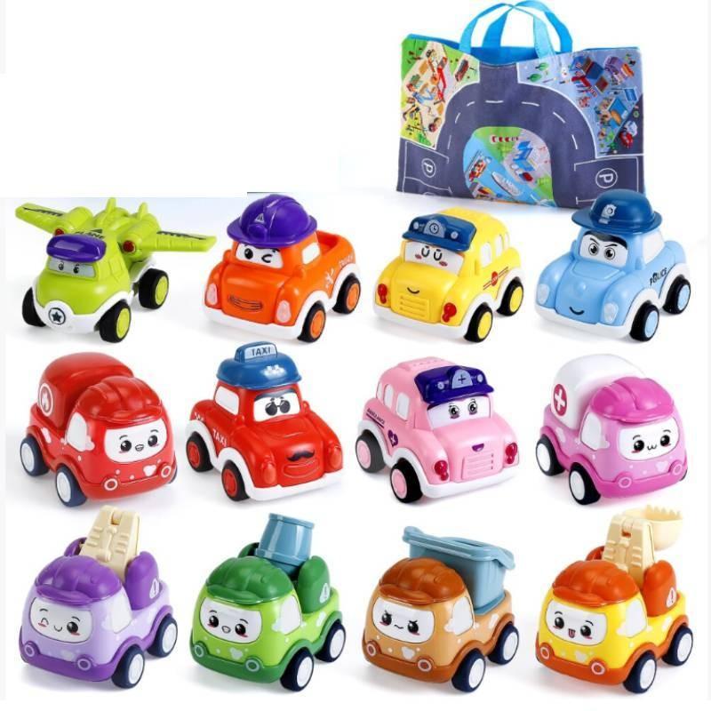 Traffic Childrens Engineering Vehicle Toy Cartoon Design For Daily Gift Festival