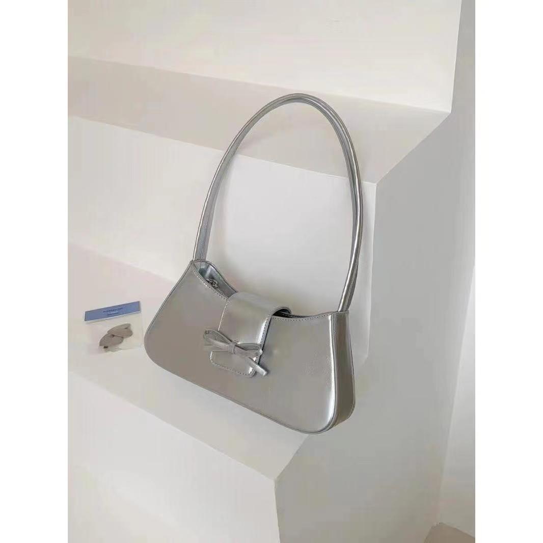 

Горячие девушки бант черные сумки на плечо женские винтажные кожаные шикарные повседневные сумки подмышки кошелек женская ретро сумочка эстетика