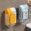 Punch-Free Wall-Mounted Wet Wipe and Tissue Storage Box: Light Luxury Bathroom Organizer