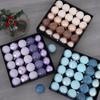 Multi-color Cracked Plastic Christmas Ball Tree Ornaments