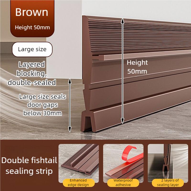 1pc Door bottom sealing strip, windproof, dustproof, rainproof sealing strip, noise reducing insulator sealing strip