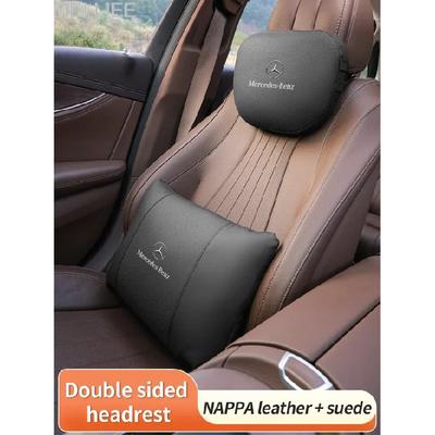 Soporte Cervical para Reposacabezas de Coche Cojín Lumbar Almohada para el Cuello Para Mercedes-Benz Clase A B C E S V R A45 C43 CLA GLA GLB GLC GLE SLK