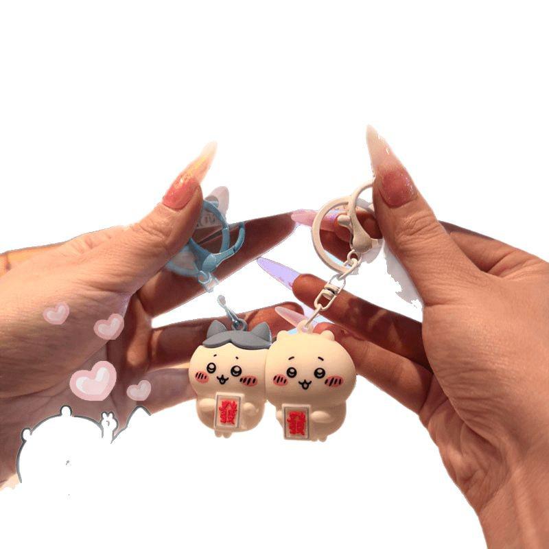 Chiiikawa Couple Pendant Magnetic Keychain - Friendship Gift for Besties