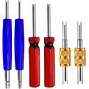 6Pcs Valve Stem Removal Tool Kit, R134 R12 A/C HVAC Air Conditioner Schrader Valve Stem Core Remover Tool