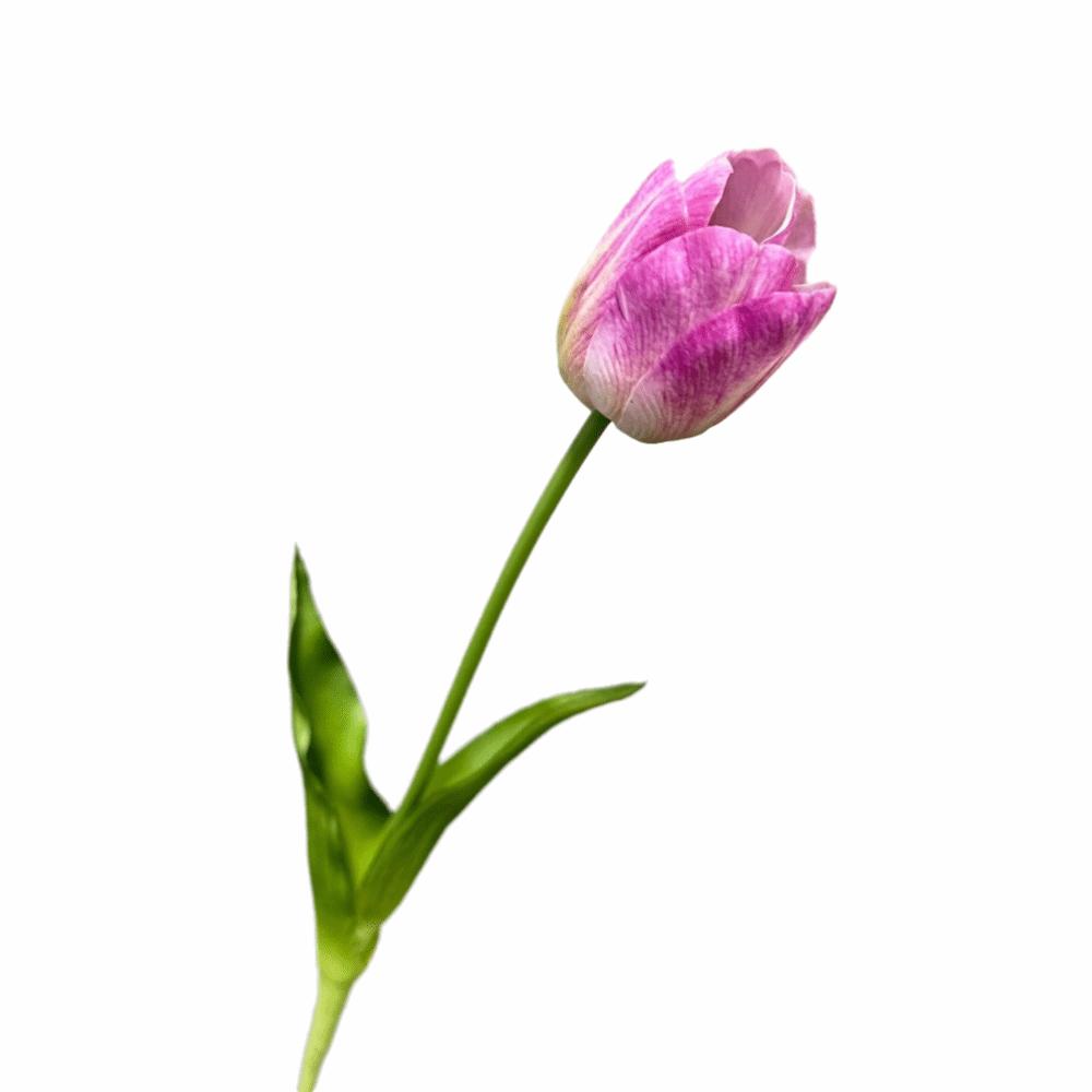 High-End Realistic Tulip Simulation Flower Hand-Held Design Flower Arrangement Faux Tulip Flower Parrot Tulip Lifelike Tulip