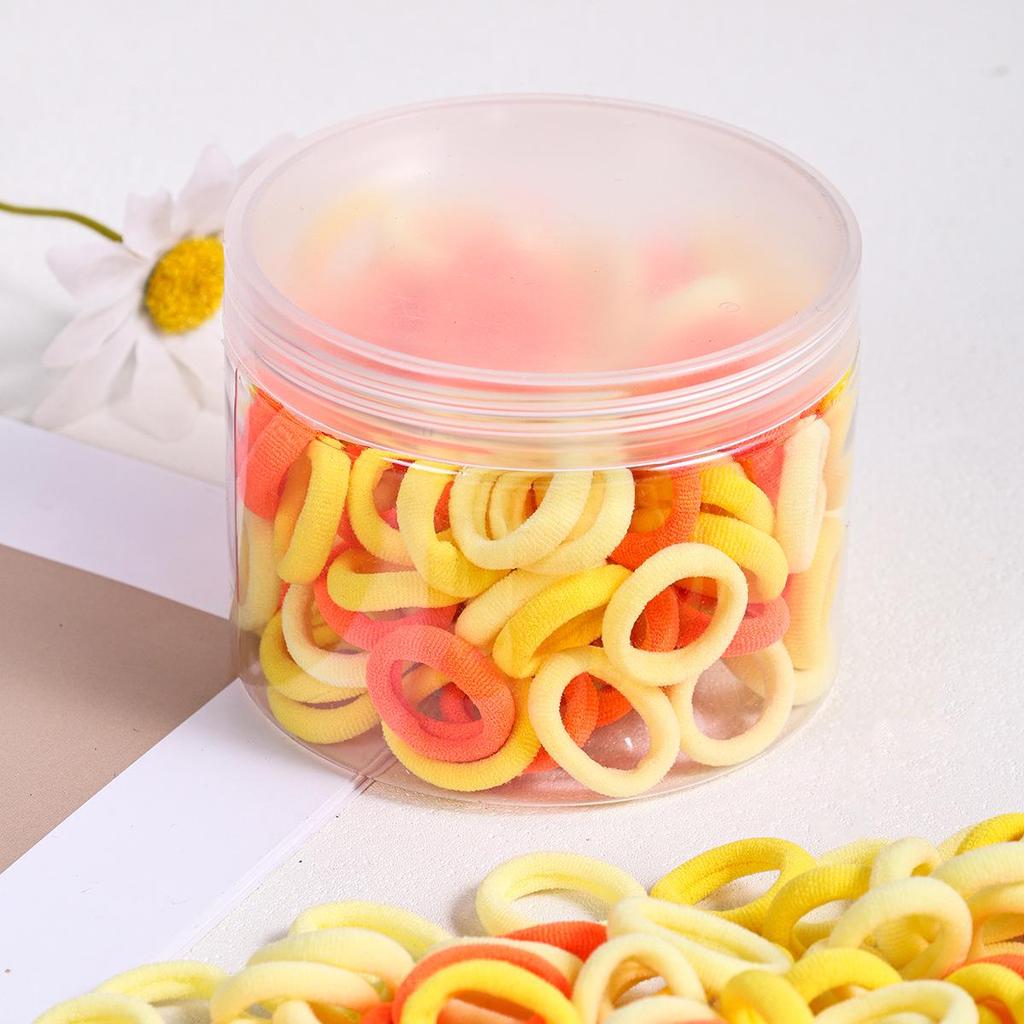 High-Elasticity Hair Ties for Girls - Gentle on Hair, Perfect for Children's Hairstyles