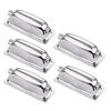 5PCS Metal Snare Drum Lugs Silver Double End Lugs Durable Drum Replacement Parts  For Drum