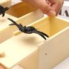 Funny Scare Box Prank Spider Wooden Fidget Anti-Stress Scare Toy Box  Play Trick Joke Surprise Adult Halloween Toys For Children