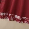 ZANZEA Women Casual Stand Collar Summer Floral Splice 3/4 Sleeve Blouse