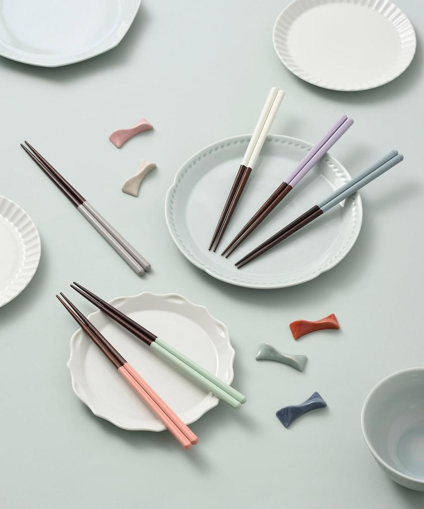 BRUNO Colored Rounded Chopsticks, White, No Size, 01969136