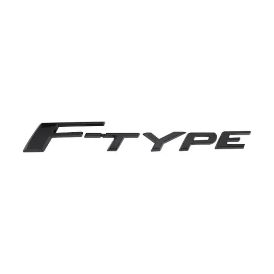 1Pc ABS Chrome F-TYPE F-PACE Car Trunk Emblem Badge 3D Logo Sticker For Jaguar EL XFL XJL XF XE Car Body Decoration Auto Accessories