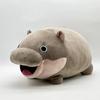 Cute Baby Hippos  Plush Toy Hippopotamus Plushie Kawaii Influencer Animal Soft Stuffed Pillow Doll For Children Gift