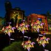Solar Outdoor Lights Butterfly Flower Garden Fairy Lights Christmas Decorations 2025 Lawn Tree Landscape Lamp Yard Path Ornament
