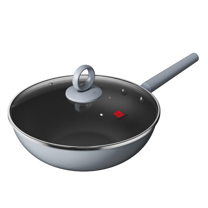 Sanhe 0-Coating Titanium Alloy Non-Stick Wok