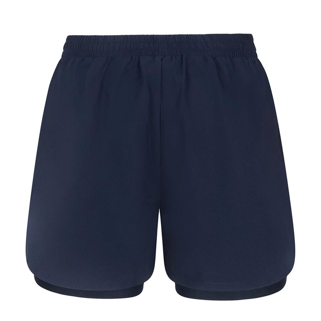 Tombo Womens/Ladies Double Layer Sports Shorts