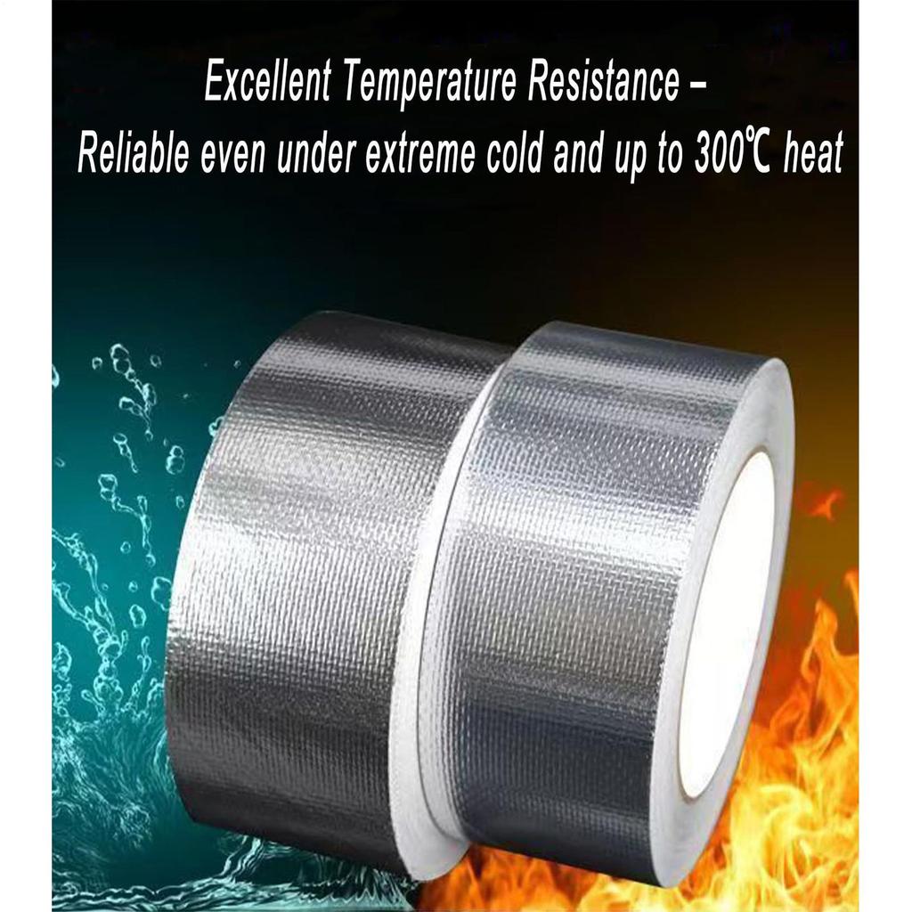Exhaust Heat Tape Pipe Insulation Adhesive Wrap With 20 Stainless Steel Ties Exhaust Insulation Tape For Car Motorcycle HVAC
